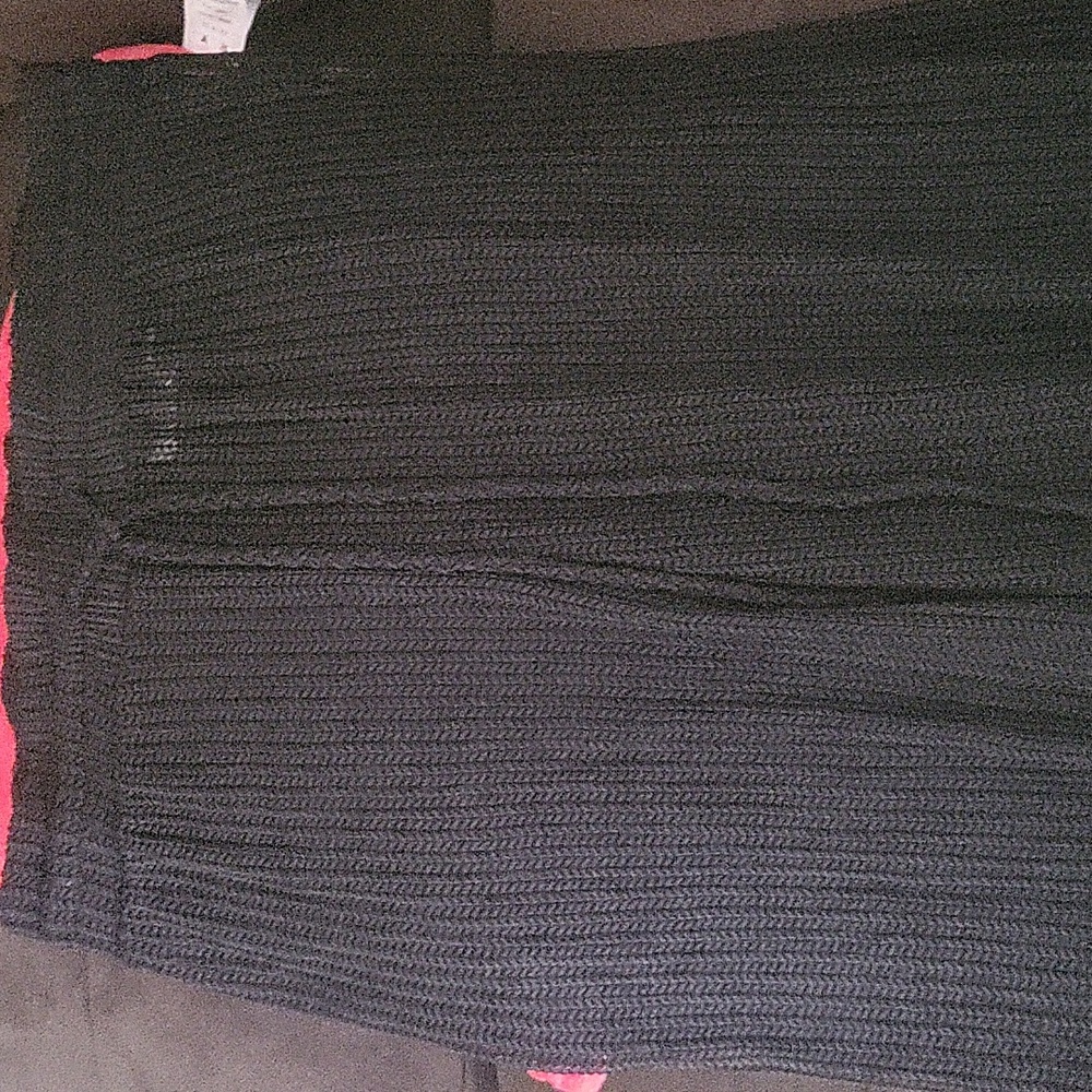 Black Knit Skirt